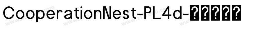 CooperationNest-PL4d字体转换 CooperationNest-PL4d字体转换