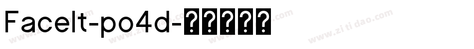 FaceIt-po4d字体转换