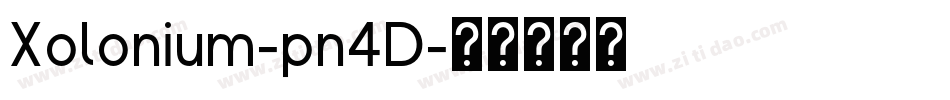 Xolonium-pn4D字体转换