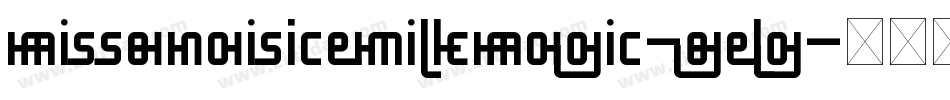 MissAnaisIcemilkMagic-GElg字体转换