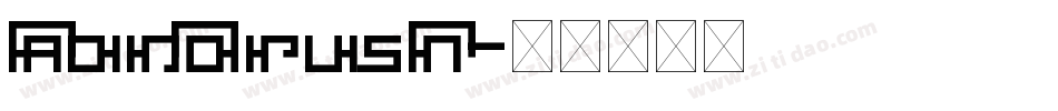Handrush字体转换