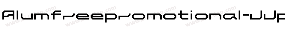 Alumfreepromotional-JJpj字体转换
