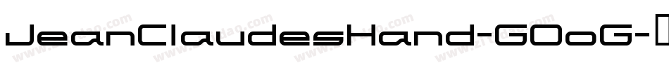 JeanClaudesHand-GOoG字体转换