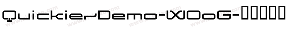 QuickierDemo-WOoG字体转换