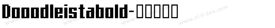 Dooodleistabold字体转换