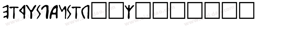 EtruscanStd字体转换