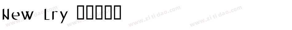 New-Lry字体转换