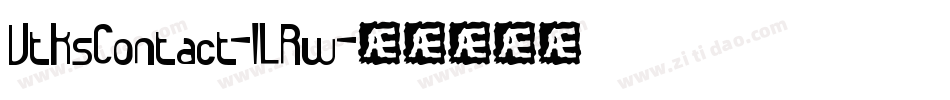 VtksContact-lLRw字体转换