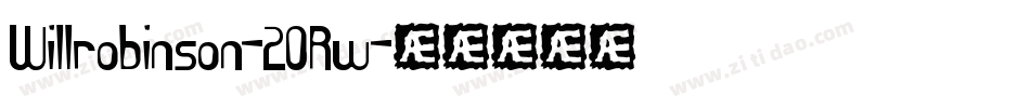 Willrobinson-2ORw字体转换