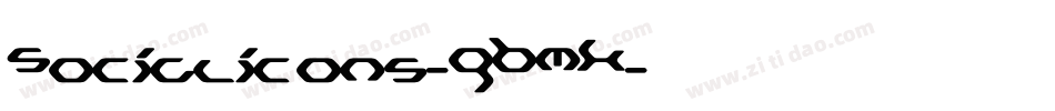 Socialicons-9BMK字体转换