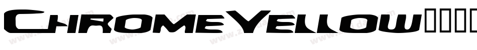 ChromeYellow字体转换