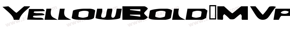 YellowBold-MVpxP字体转换