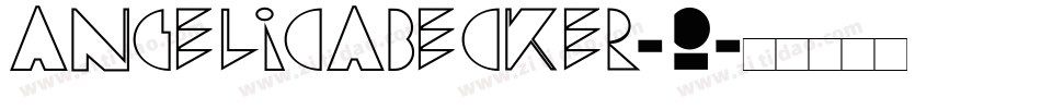angelicabecker-2字体转换