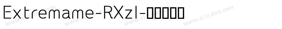 Extremame-RXzl字体转换