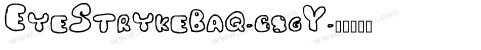 EyeStrykeBaq-68gY字体转换
