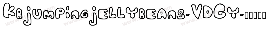 Kbjumpingjellybeans-VDGy字体转换
