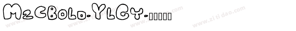 M2CBold-YlGy字体转换