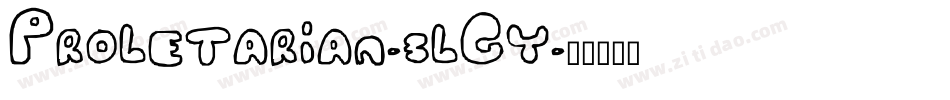 Proletarian-3lGy字体转换 Proletarian-3lGy字体转换
