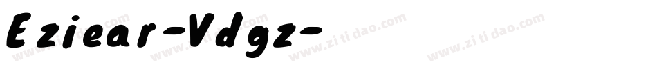 Eziear-Vdgz字体转换