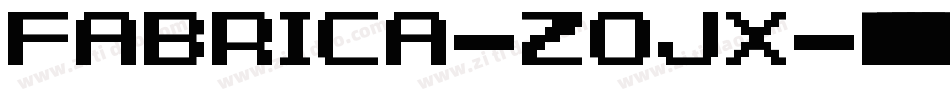 Fabrica-ZOjx字体转换