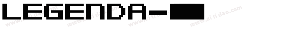 Legenda字体转换