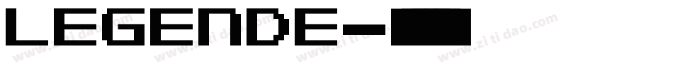 Legende字体转换