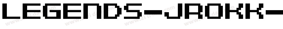 Legends-JROKK字体转换