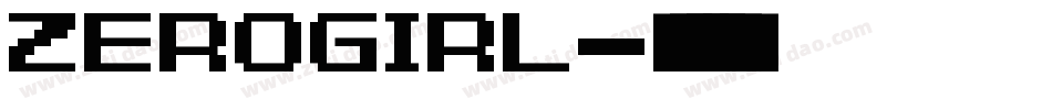 ZEROGIRL字体转换