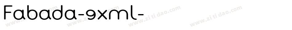 Fabada-9xmL字体转换
