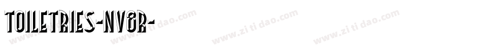 Toiletries-nv8R字体转换