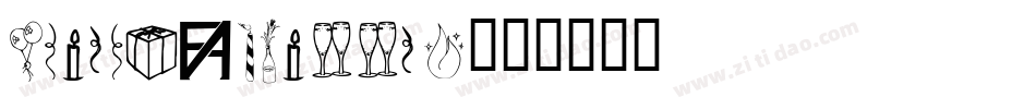 birthdaygreetz字体转换