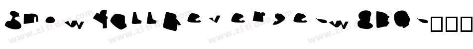 SnowfallReverse-w8B9字体转换