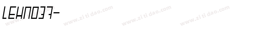LEHN037字体转换