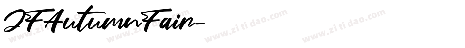 JFAutumnFair字体转换