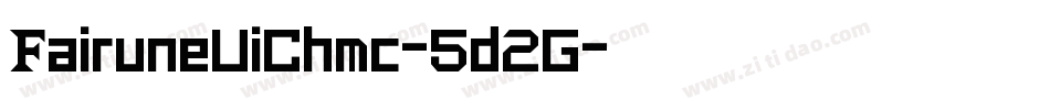 FairuneUiChmc-5d2G字体转换