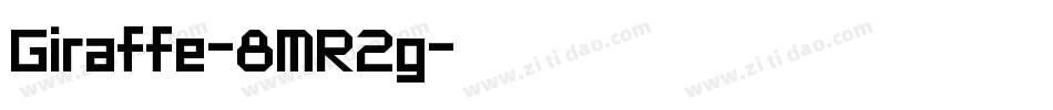 Giraffe-8MR2g字体转换