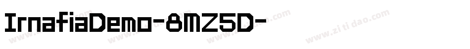 IrnafiaDemo-8MZ5D字体转换