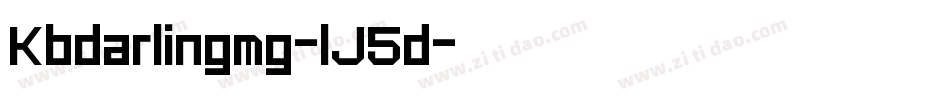 Kbdarlingmg-lJ5d字体转换