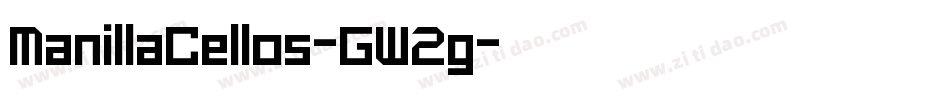 ManillaCellos-GW2g字体转换