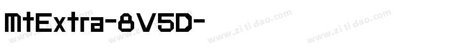 MtExtra-8V5D字体转换