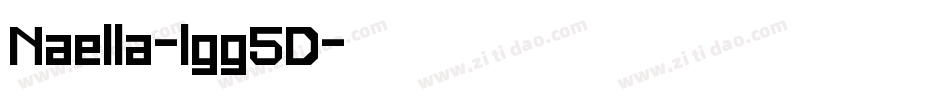 Naella-lgg5D字体转换