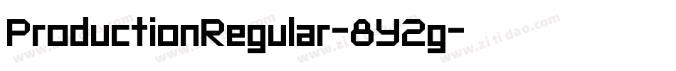 ProductionRegular-8Y2g字体转换