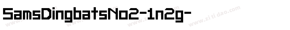 SamsDingbatsNo2-1n2g字体转换