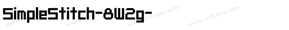 SimpleStitch-8W2g字体转换