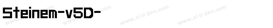 Steinem-v5D字体转换