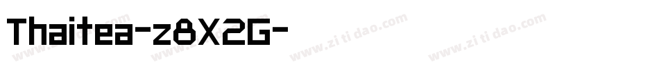 Thaitea-z8X2G字体转换