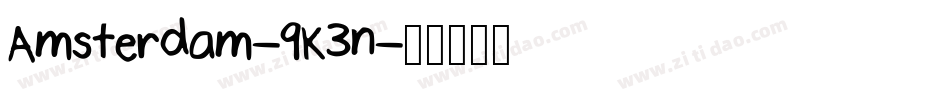 Amsterdam-9K3n字体转换