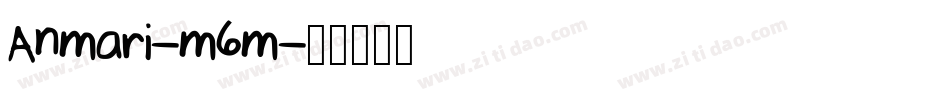 Anmari-m6m字体转换
