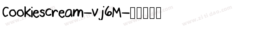 Cookiescream-vj6M字体转换