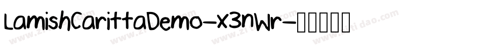 LamishCarittaDemo-x3nWr字体转换